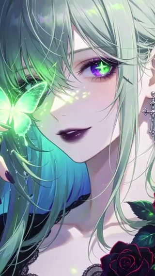 暗黑系哥特少女的荧蝶
