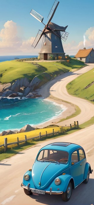 海边风车小屋