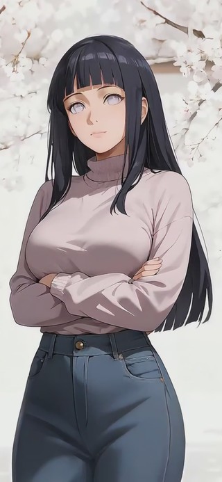 白樱花下的雏田