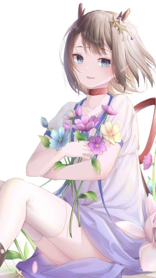 唯美少女插画可爱清纯萌妹子