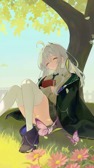 树荫下的伊蕾娜