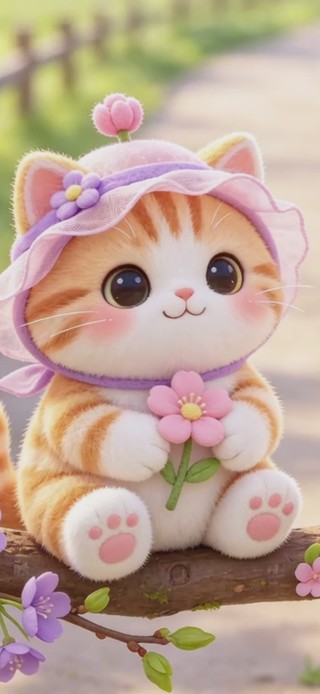 春天的小猫