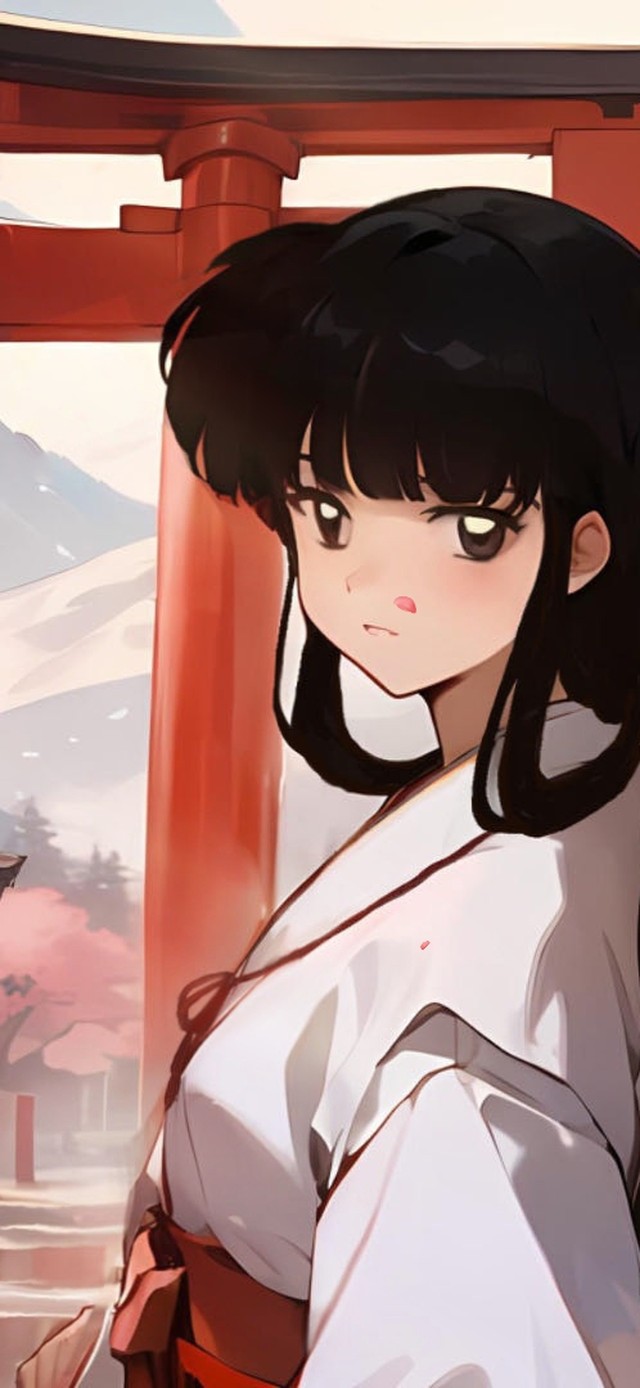 春樱纷坠神社巫女