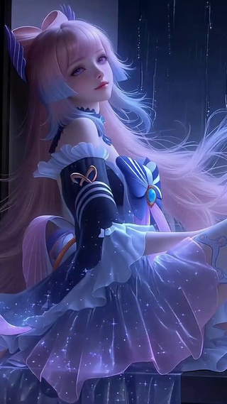 雨夜窗边美少女珊瑚宫心海