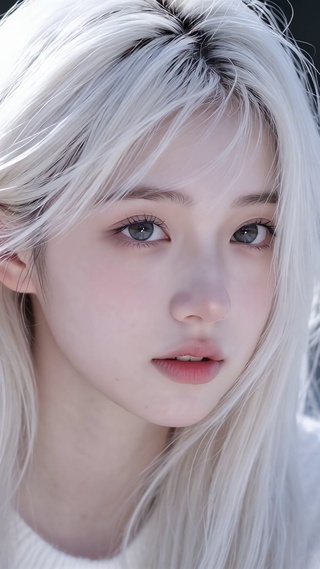银发少女