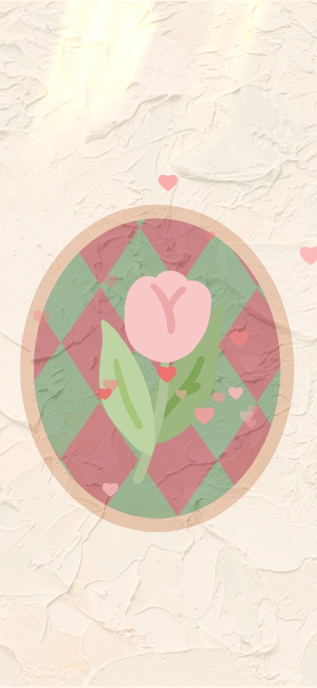 文艺油画 简约复古郁金香