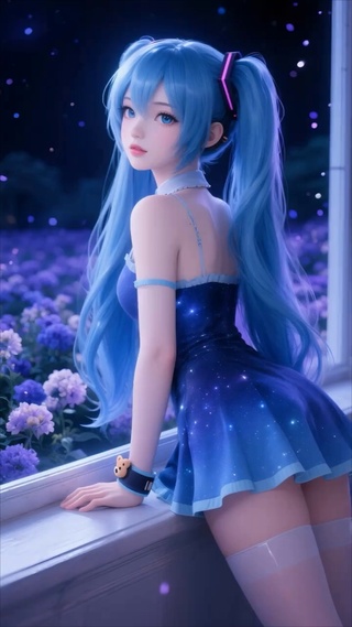 双马尾少女