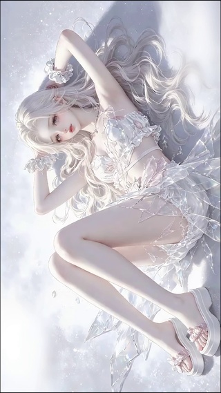 长腿纯白少女