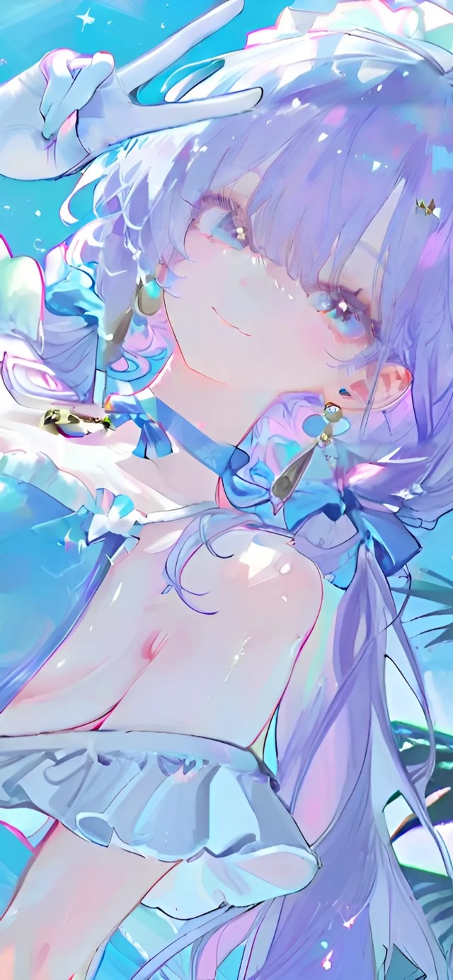 坎特蕾拉-海边泳装少女