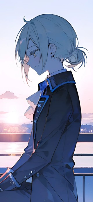 维尔汀-夕阳下的少女