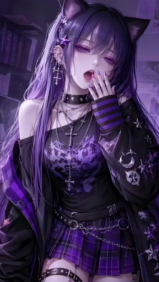 微醺慵懒猫娘