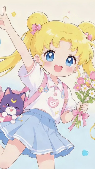 每天都闪闪发光软萌美少女