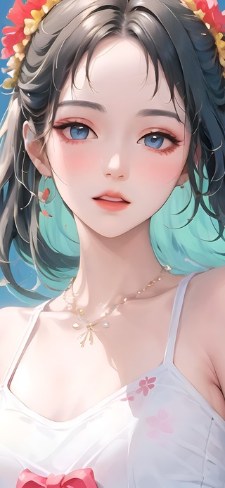 可爱樱花女孩
