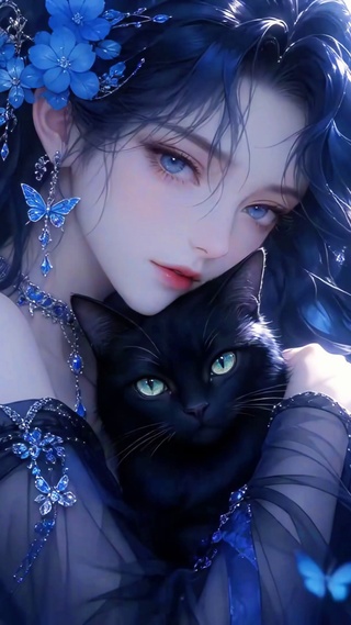 黑猫入怀