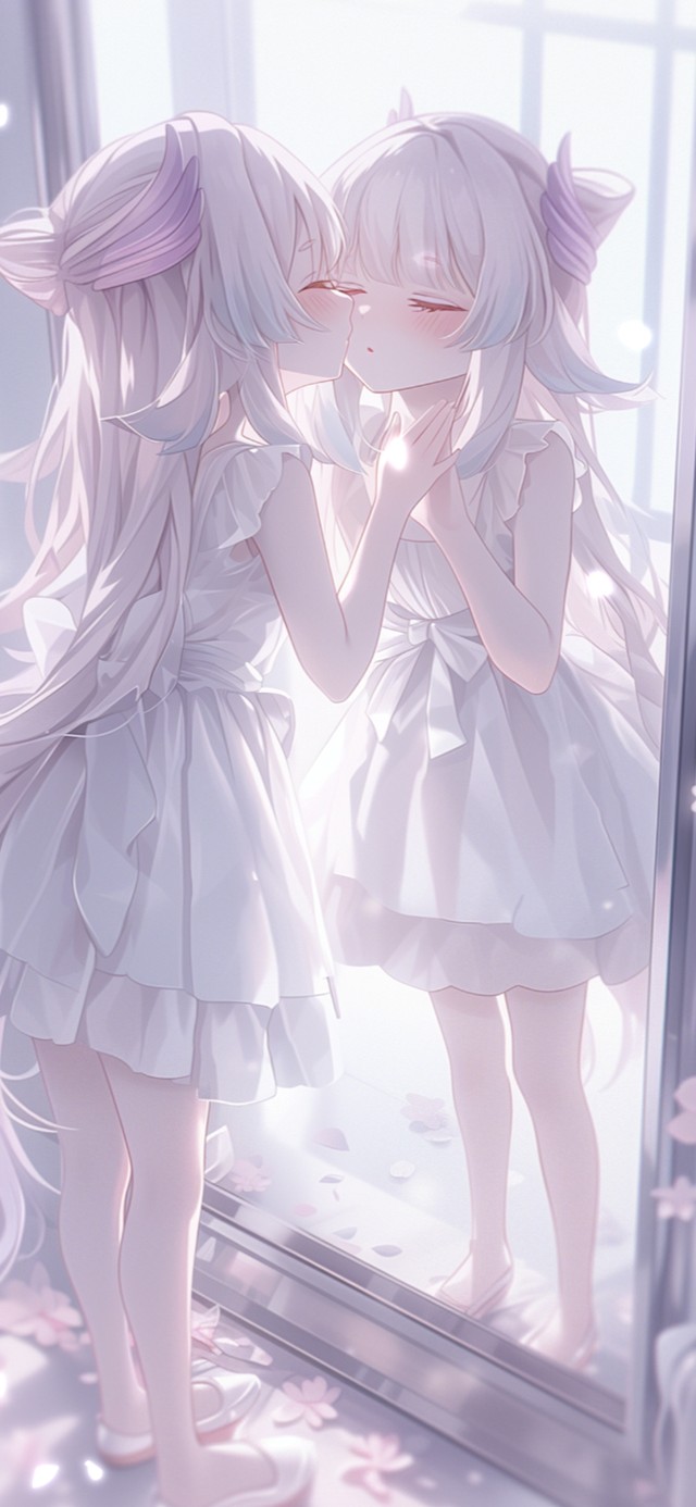 雪墨壁纸丨心海丨镜中人丨