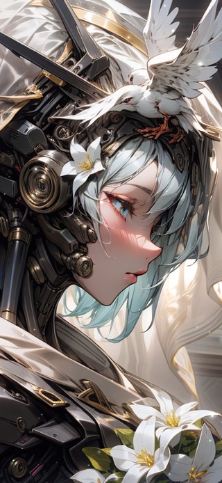 4K婚纱机械姬机甲少女