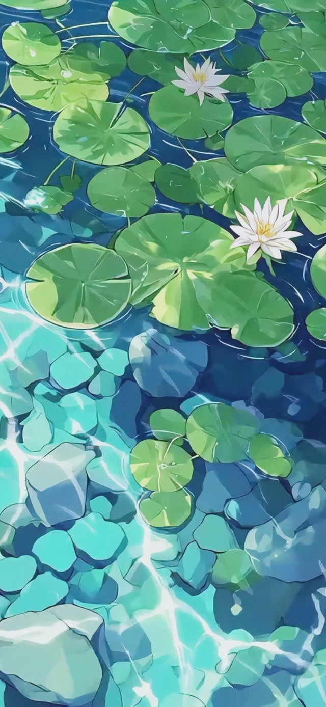 荷塘的池水