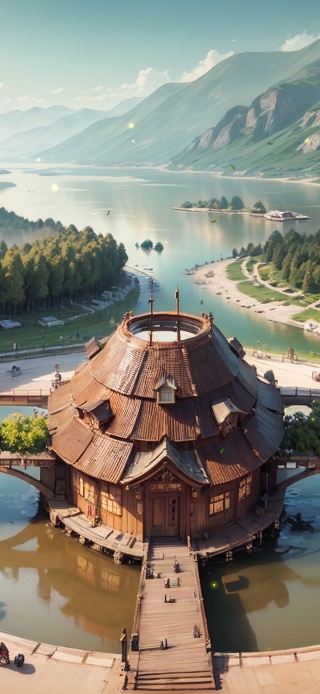 4K唯美古风园林