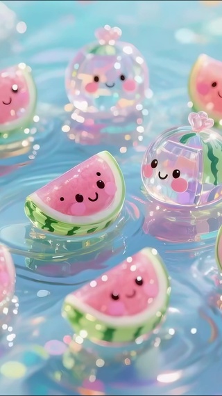 小清新水晶西瓜