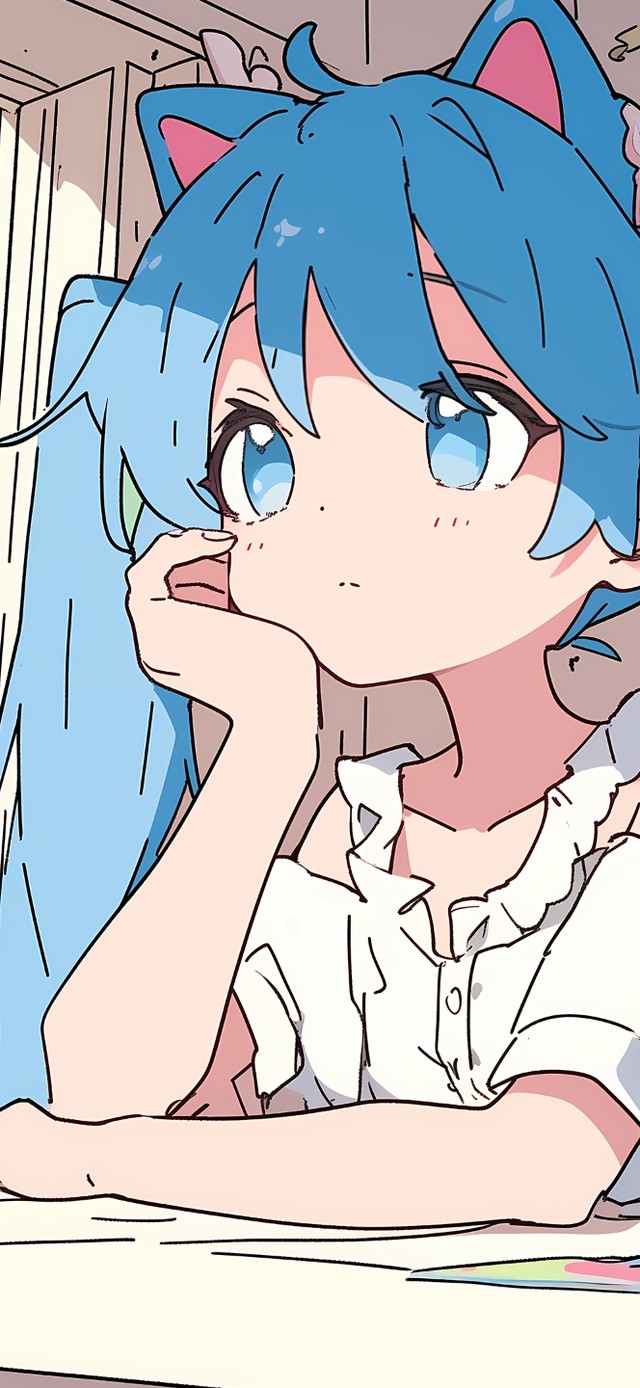 可爱猫耳少女