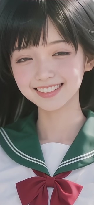 青春活力的女高中生
