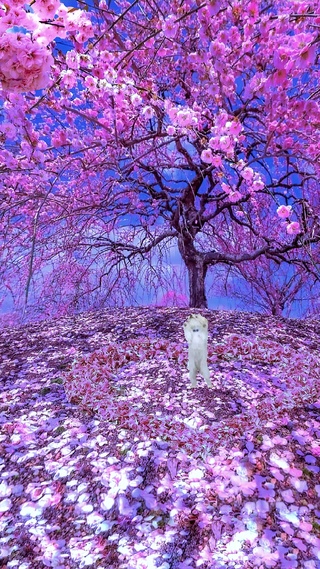 樱花树下