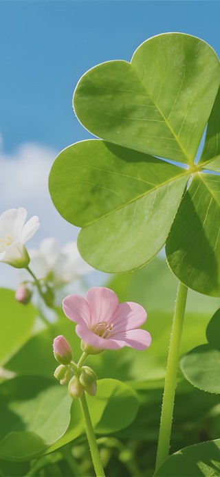 幸运降临清新桌面