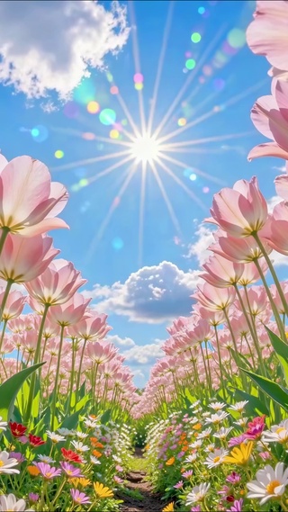 藏在花海里的春日童话