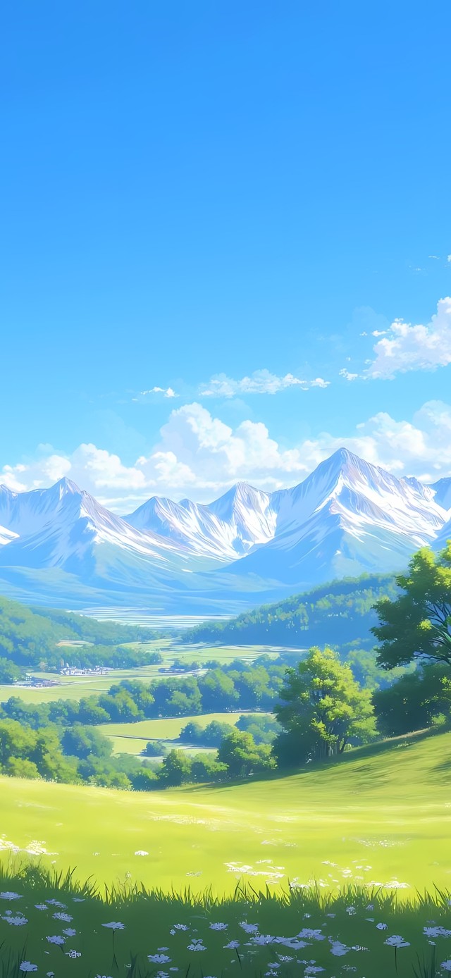 唯美的草原风景