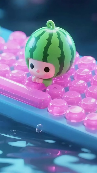 水上键盘西瓜娃