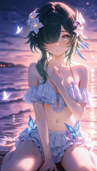 沃雅妮莎丨暮色海滩丨