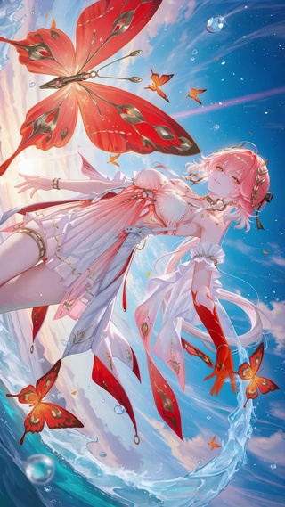 夏日戏水长离