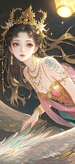 仙羽沐光翔瑞呈祥