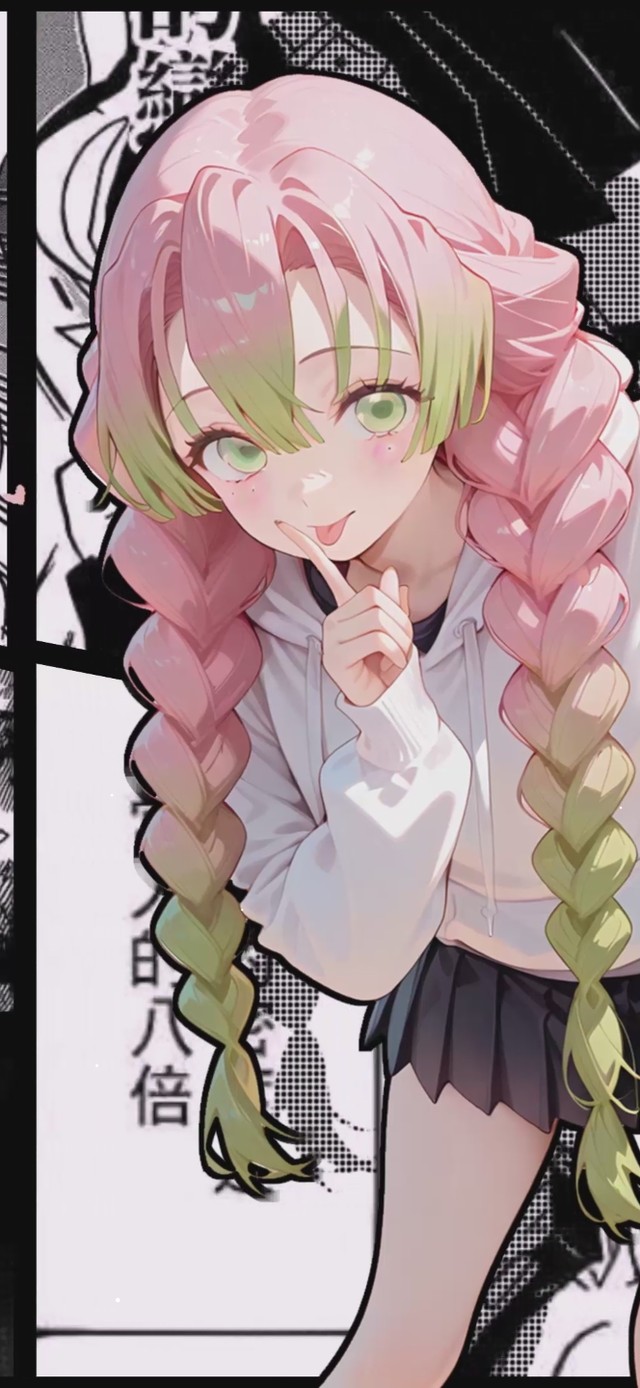 漫画风甘露寺蜜璃