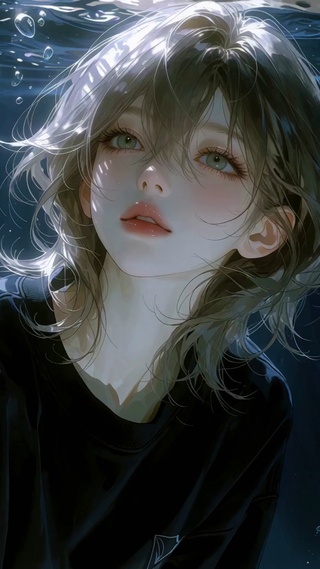 水底清新美女壁纸
