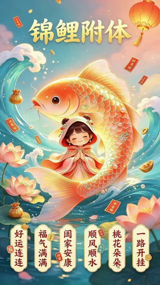 锦鲤附体