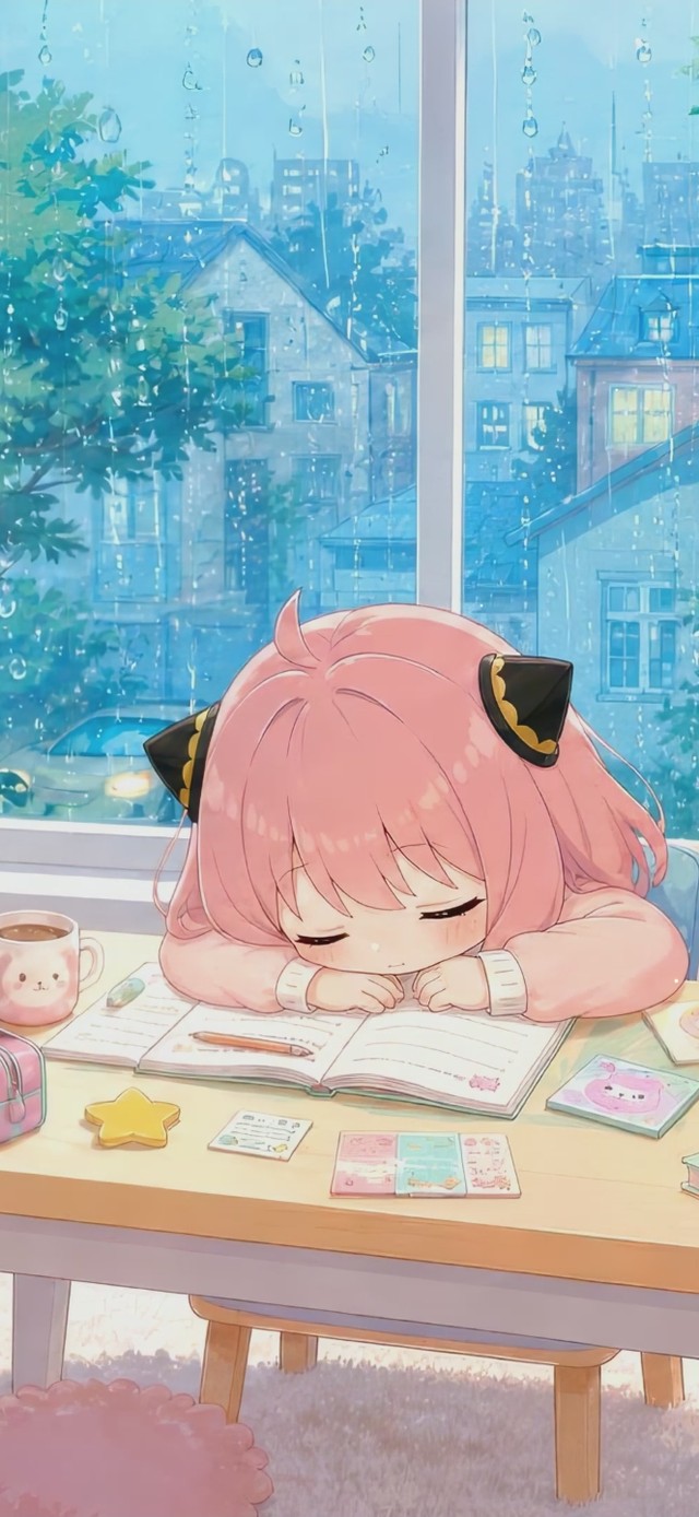 阿尼亚雨天小憩