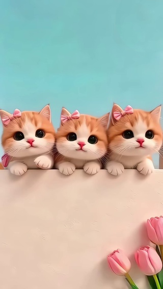 可爱的猫咪①