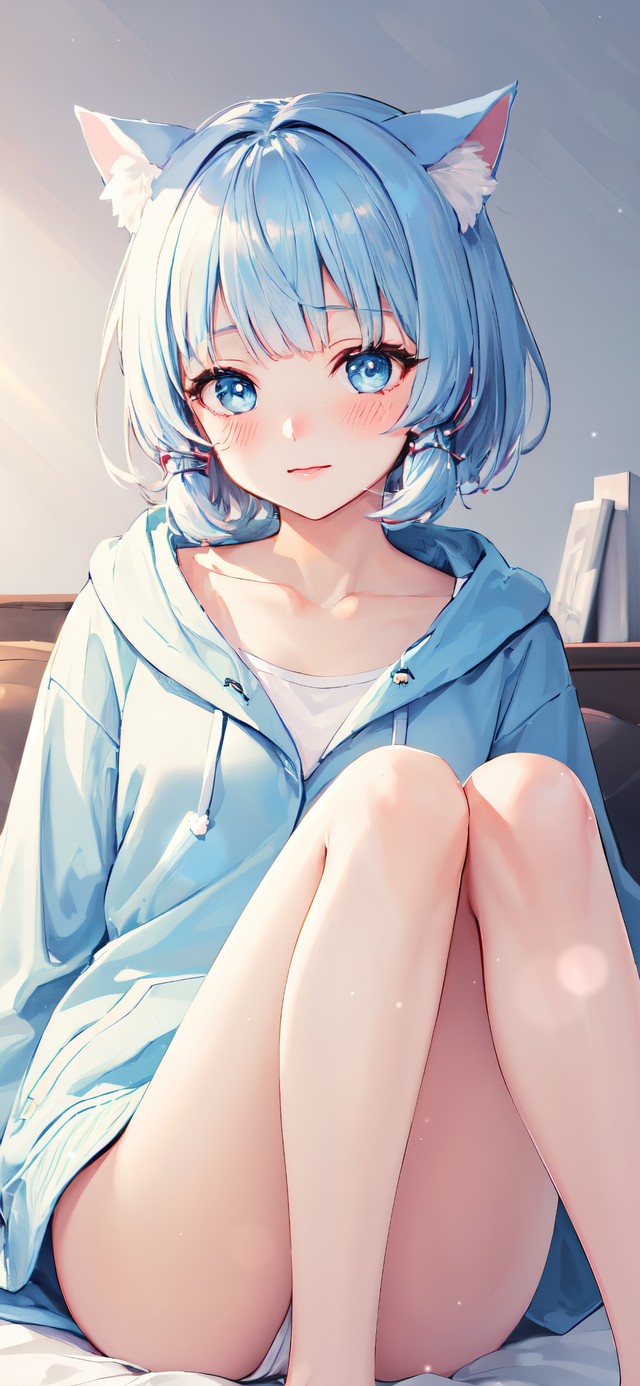 4K清纯可爱猫耳少女