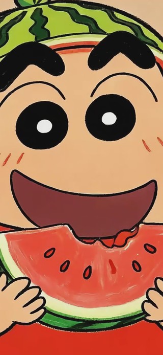可爱吃瓜小新
