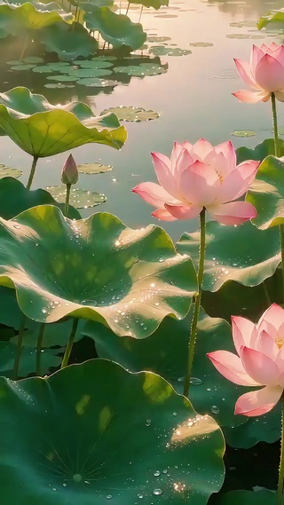 荷花4k