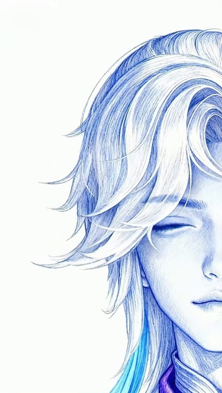 双生彩绘 云中君