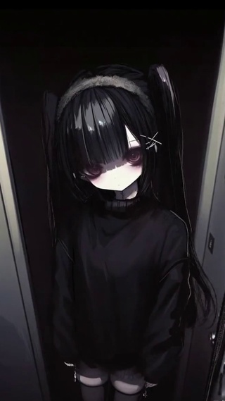 暗巷黑裙