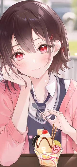 甜美雪糕学姐