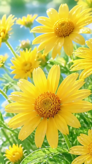 水岸雏菊