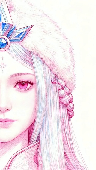 双生彩绘 王昭君