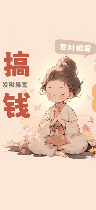 人间清醒,搞钱要紧。(其他手机动态壁纸) - 其他手机壁纸下载 - 元气壁纸