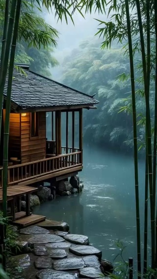 湖边小屋