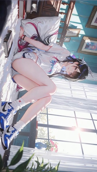 时尚窗前少女海瑟音