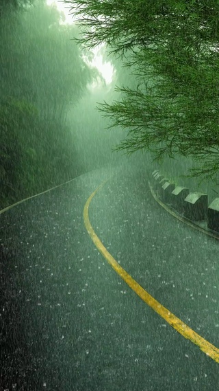 暴雨公路